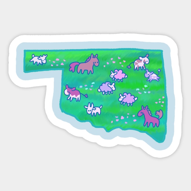 Oklahoma animals Sticker by Kenners